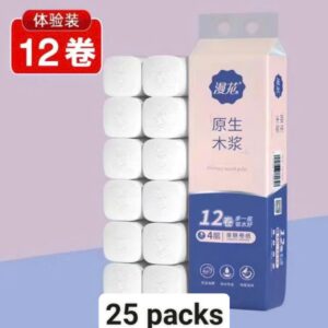 12 in 1 25 sets hot sale toilet paper [Below price is for 25 sets 12 in 1]
