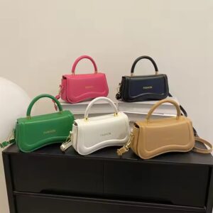 10pcs mixed colors New Hot Sale Shoulder Bag 2024 Women's Fashion Handbag Luxury Black Leather Women's Mini Shoulder Bag(below price is for 10pcs)