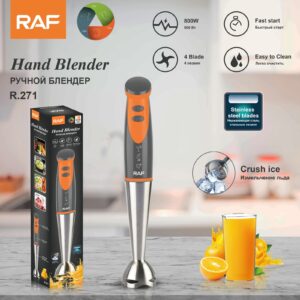 Electric Handheld Blender strong enough to crash ice.