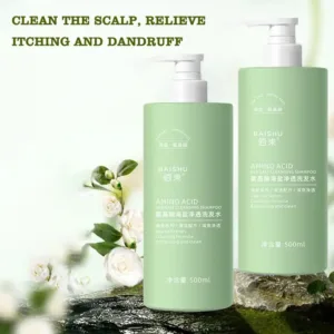 50 pcs Dandruff Shampoo for Oily Scalp Shampoo Hair Relieves Itchy Scalp Deep Clean Repairs Damage Scalp Removes Mites 500ml T9I9