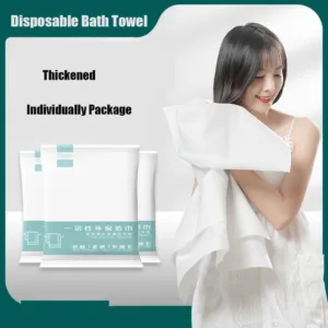50Pcs 30x60cm Disposable Bath Towel Thicken Dry Travel Compression Individually Packed Large Hotel Towel Bath Portable Supplies