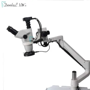 Dental Root Canal Microscope with Camera Continuous zoom for Surgical Dental Equipment Clamp on Chair Unit