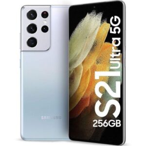 Samsung Galaxy S21 Ultra 5G 6.8- 256GB 12GB -Duos -Nano Sim - Phantom Silver
