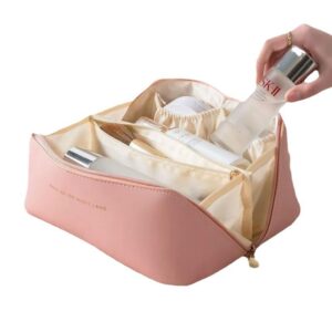 100pcs mixed color Cosmetic bag for women, portable large capacity travel multifunctional princess makeup brush bag(below price is for 100pcs)