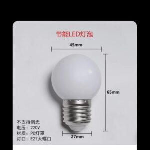 Colorful E27 B22 1W 2W 3W 5W 220V Red Blue Green White Yellow Warm RGB Blubs Energy Saving LED Golf Ball Light Globe Lamp(below price is 50pcs)