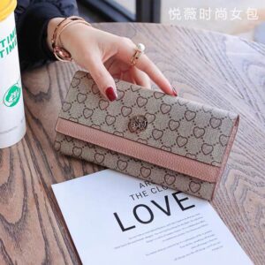 2024 new fashion luxury multifunctional women's wallet, card seat handbag, long design, large capacity, (below price is for 3pcs) original