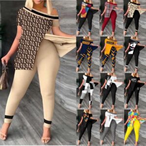 (50pcs) Hot selling ladies outfit 2pc different Amazing colors available(Below price is for 50pcs)