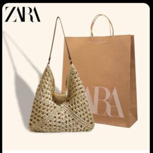 50pcs mixed color Women's Woven Straw Shoulder Bag Medium Size Handbag With Handle For Beach Vacation(below price is 50pcs)