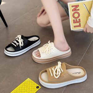 50pcs mixed color and sizes 36-41 Zampsa laces slipper(below price is 50pcs)