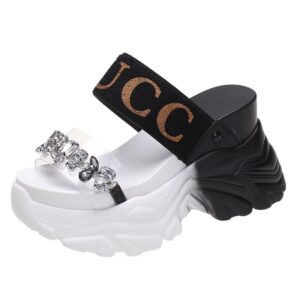 10pair mixed color and sizes (34-39) Summer Women Wedges Sandals Beach Casual Slippers For Female Platform (below price is 10pais)