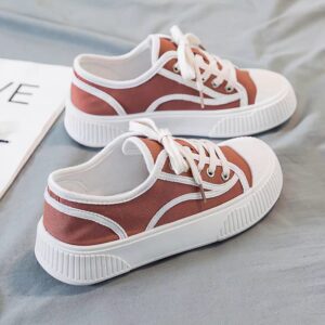 2024 Casual Autumn New Women Sneakers Breathable Canvas Women's Vulcanized Shoes Fashion Spring Footwear(below price is for 25pcs)
