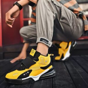 10pairs mixed color and sizes (37-45)Unisex High-Top Air Cushion Sneakers Couple Running Shoes Comfortable Casual Flats (below price is 10pairs)