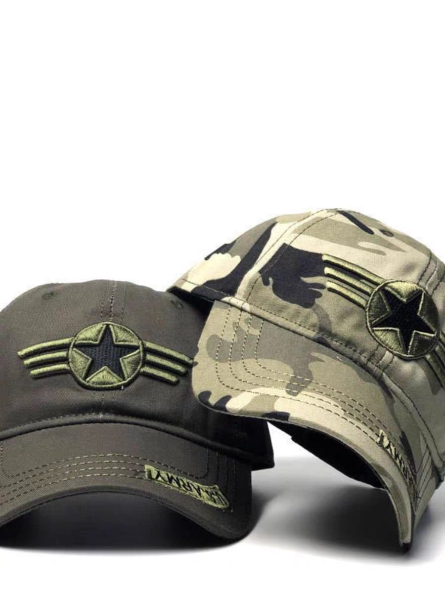50pcs mixed design Men's Cap Hat Camouflage Military Army Cap Men Baseball Caps Tactical Cap Snapback Hat Embroidery Women(below price is 50pcs)