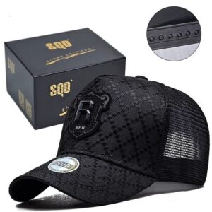 Men's cap Baseball cap Men's 2025 Four season sports cap Hip Hop Breathable Net Trucker cap Hard structure alphabet hat brand(below price is for 30pcs)