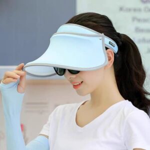 New Arrival 6 Colors Female Summer Double Visor Hat Empty Top Cap UV Protection Riding Sun Beach (below price is for 100pcs)