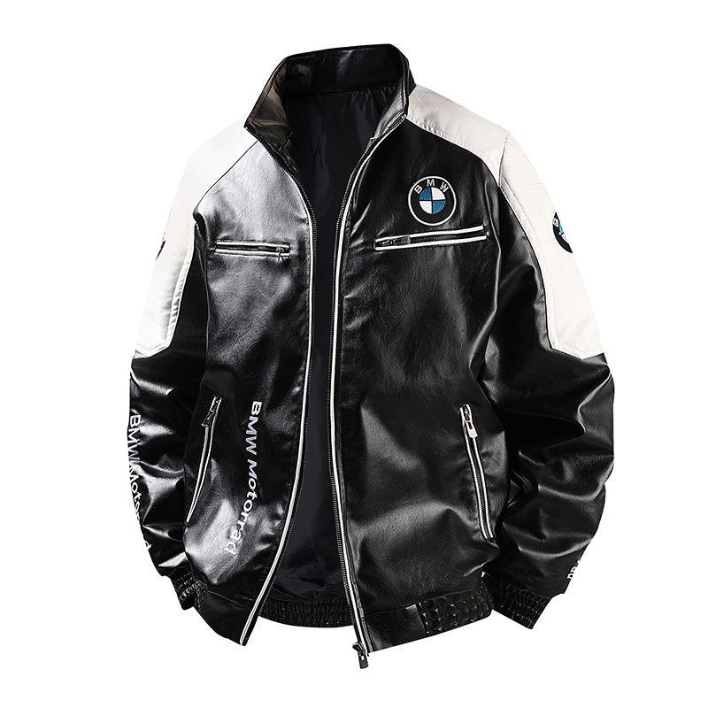 5pcs mixed color and sizes Bmw leather jackets (below price is 5pcs)