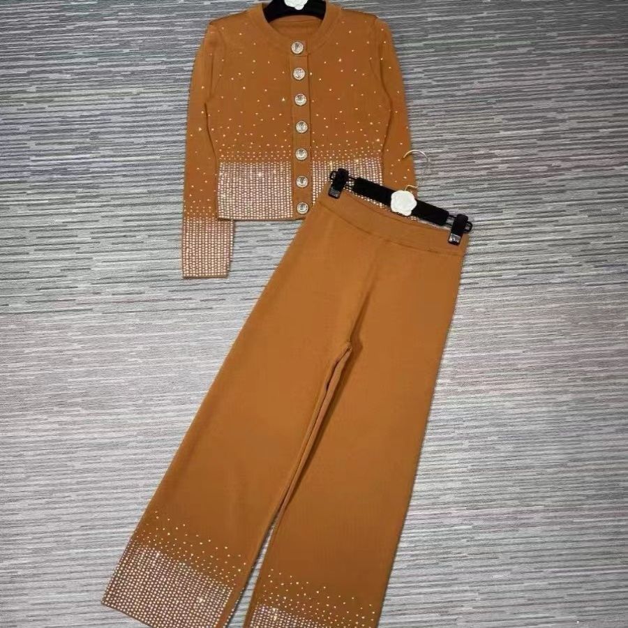 5pcs mixed color and sizes New Autumn Luxury Style Diamond Studded Knitted(below price is 5pcs)
