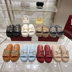 5pcs mixed color and  sizes (36-44) Luxury Designer Quilted Platform Leather(below price is 5pcs)