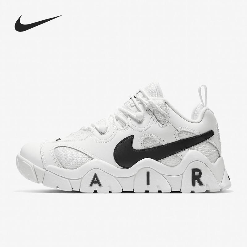one white pair Air Barrage Nike Shoes