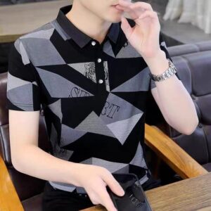 50pcs mixed color and size Vintage Short Sleeve Polo Shirts Summer Polo-Neck (below price is 50pcs )