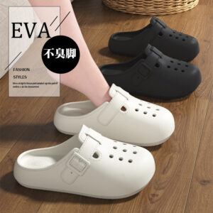 100pair mixed color and sizes Evshine Classic Women Holes Slippers Comfy Casual Garden Shoes Super Soft Women House (below price is 100pairs)