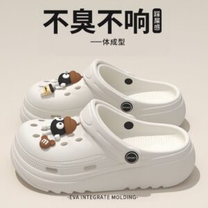 100pairs mixed color and sizes Cartoon Charms Cross Clogs Eva Soft Summer House Slippers (below price is 100pairs)