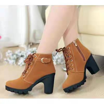 50pairs mixed color and sizes 35-42 Generic High_heeled Snow Boots Winter Women Boots(below price is 50pcs)