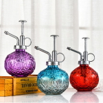 100pcs mixed color New embossed snowflake glass watering can gardening household watering sprayer watering can watering can home decoration(bellow price is 100pcs)