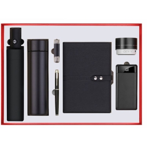 20set miced color Signature Pen, smart flask, power bank, U disk, umbrella, notebook for presents.(below price is 20set)