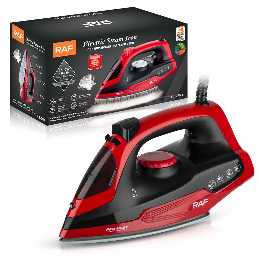 20pcs RAF Steam Iron,Non-Stick ceramic Soleplate Coating,1400 (below price is 20pcs)