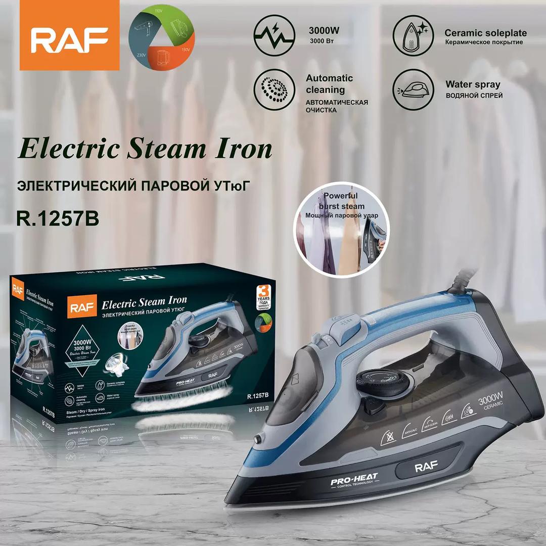 20pcs RAF 2600W Powerful Electric Steam Iron with Ceramic Soleplate (below price is 20pcs)
