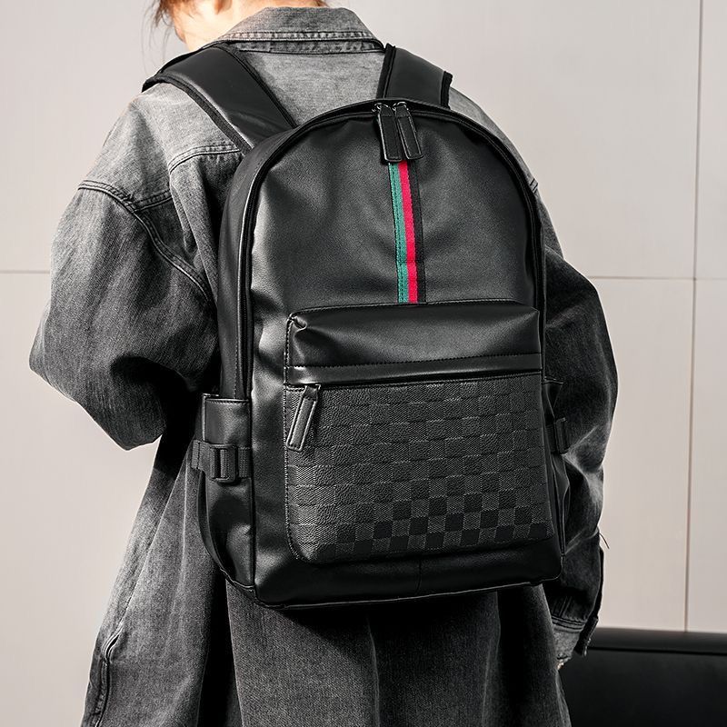 25pcs New Fashion Business Men Leather Backpack Laptop(below price is 25pcs)