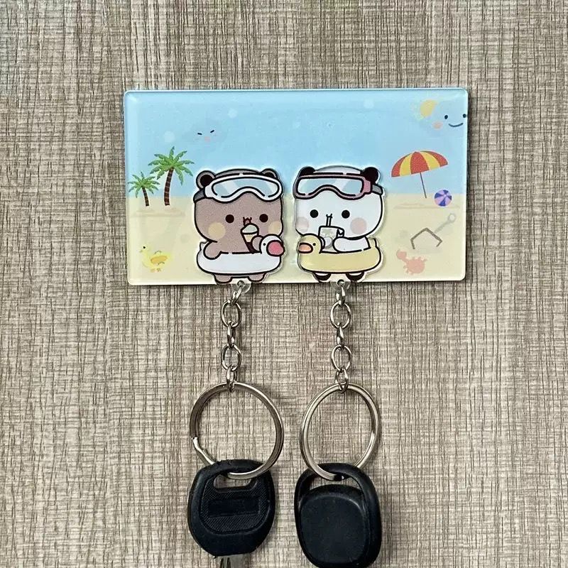 100pcs Panda Bubu Dudu Cute Keychains(below price is 100pcs)