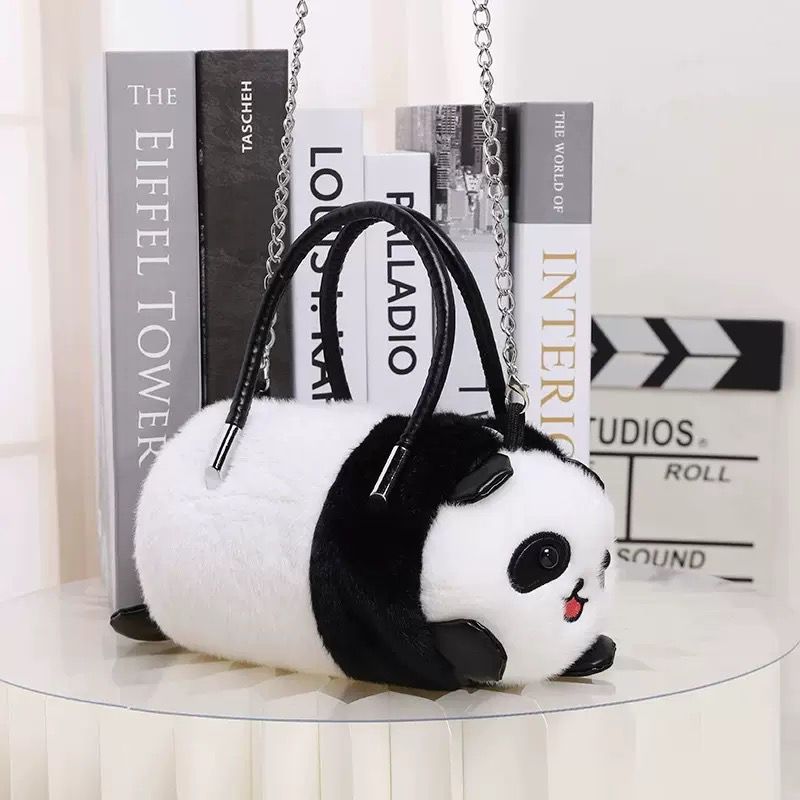 20pcs mixed color Plush Toy Bag Cute Handheld Single Shoulder Slant Cross(below  price is 20pcs)