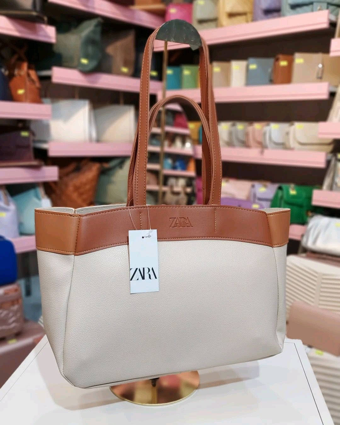 5pcs mixed color Zara large capacity designer ladies handbags(below price is 5pcs)