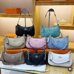 1pcs mixed color Tabby Bag Coach White Bag With Gold Chain(below price is 1pcs)