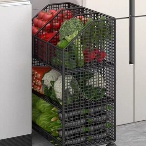 Rolling kitchen storage rack available