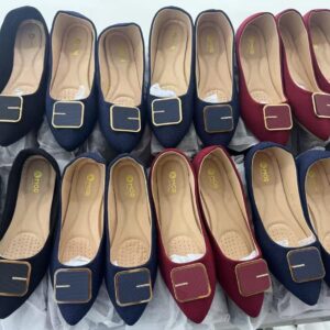 50pair mixed color and sizes 35-40)Fashion Women Pointed Toe Square Heel Pumps High Heels Party (below price is 50pairs)
