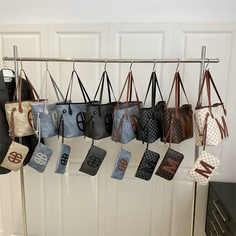 50pcs mixed color fashion frosted tote bag, retro style shoulder bag(below price is 50pcs)