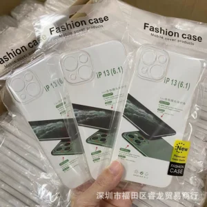 Transparent Anti-Drop Phone Case for iPhone 11-16 Pro - PMMA Soft Shell